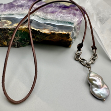 Load image into Gallery viewer, Rustic Baroque Pearl Necklace