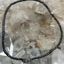 Load image into Gallery viewer, Hematite Diamond Closure Necklace
