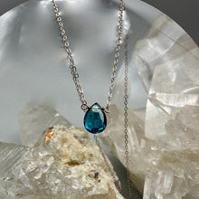 Load image into Gallery viewer, London Blue Drop Necklace
