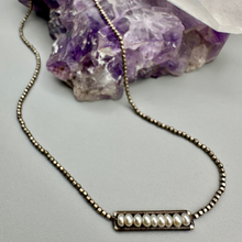 Load image into Gallery viewer, Pearl Bar Necklace
