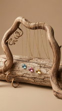 Load image into Gallery viewer, N272 Single briolette on dainty chain - BESTSELLER: 16" / Mystic Pink Topaz / 14K Gold Fill
