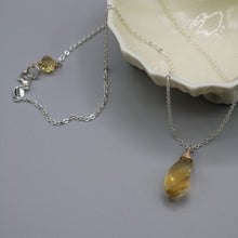 Load image into Gallery viewer, Swirl Cut Citrine Necklace

